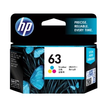 HP 63 Tri-color Ink Cartridge (F6U61AA)