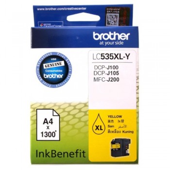 Brother LC-535XL Yellow Ink Cartridge 