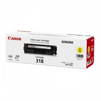 Canon Cartridge 318 Yellow Toner Cartridge