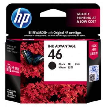 HP 46 Black Ink Cartridge (CZ637AA)