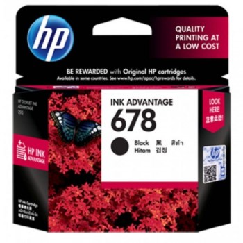 HP 678 Black Ink Cartridge (CZ107AA)