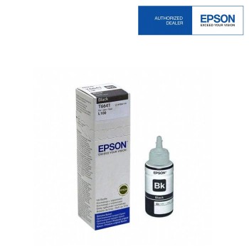 Epson L100 L200 L300 Black Ink Cartridge (T6641 - C13T664100)
