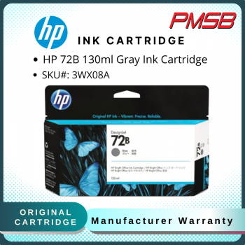 HP 72 130-ml Gray Ink Cartridge (3WX08A)