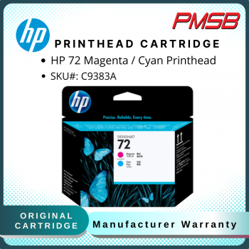 HP 72 Magenta and Cyan Printhead (C9383A)