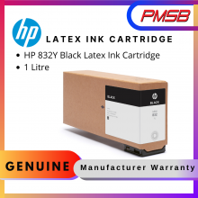HP 832Y 1 Litre Black Latex Ink Cartridge (4UV05A)